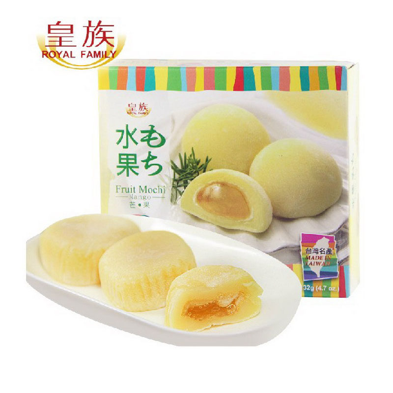 【天猫超市】台湾进口 皇族水果麻糬(芒果)132g/盒 麻薯糕点 零食