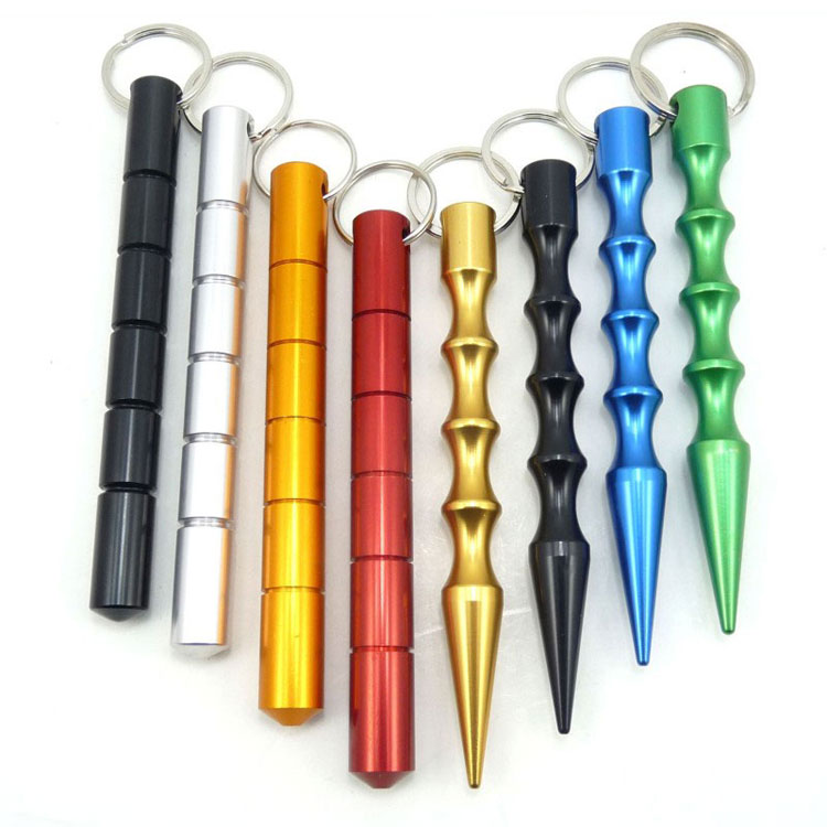 Woman's anti-body weapon short stick Defense Supplies Cool Stick Key Stick Lady Anti Wolf Product Aluminum Alloy Short Stick