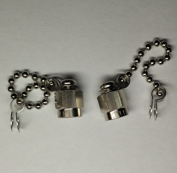 SMA Dust Cap Waterproof Airtight Oxidation-proof brass Nickel plated ROHS Compliant