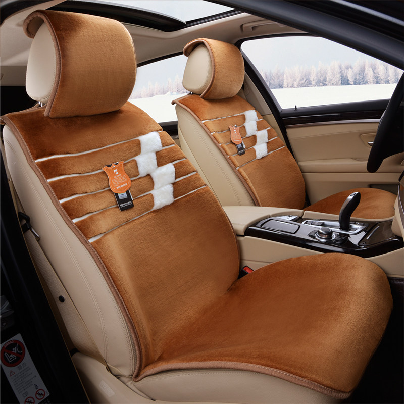 汽车坐垫夏季毛绒全包大众速腾帕萨特迈腾桑塔纳捷达途观冬季通用