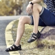 Jin Ge Camel Sandals Giày nam mùa hè Da nam Giày đế bệt Baotou Giày đế mềm Kích thước lớn Bố trung niên Giày thường dép dây nam Sandal