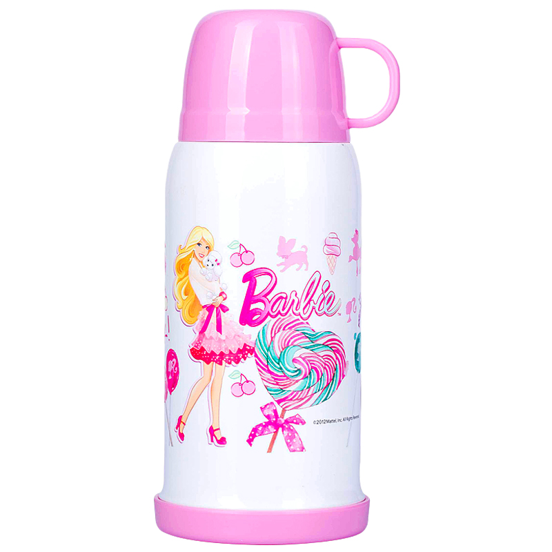 芭比不锈钢便携保温杯500ML
