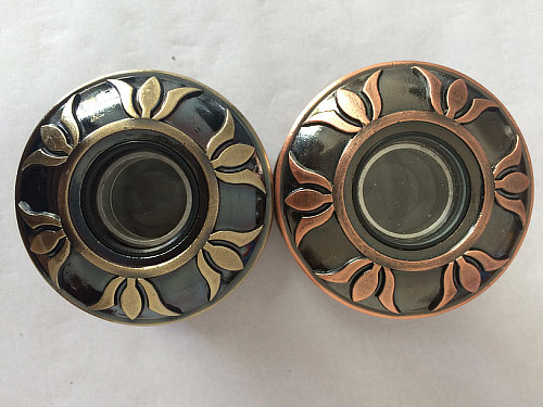 Home Door Mirror Orchid Eurocat Eye Ultra Clear Full Metal Door Mirror Cat Eye 28mm pipe diameter