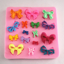 037 mini bow silicone mold chocolate mold fondant mold cake decoration mold