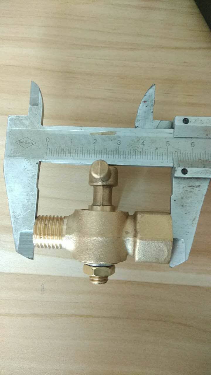 Shenjiangling gas storage tank pressure meter joint rotary plug valve