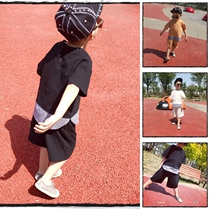 Boys summer clothing cotton linen suit 2020 new childrens clothing female baby 0-1-3 years 2 children short sleeve two sets