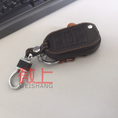 专用于东风标致钥匙包套3008新408 2008 301 508汽车真皮男士车用
