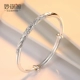 Đồ nư vòng đeo tay nữ sterling bạc cũ phượng bạc vòng đeo tay trẻ em phần đơn giản xiangyun 999 bạc vòng đeo tay để gửi mẹ bạn gái món quà Vòng đeo tay Cuff