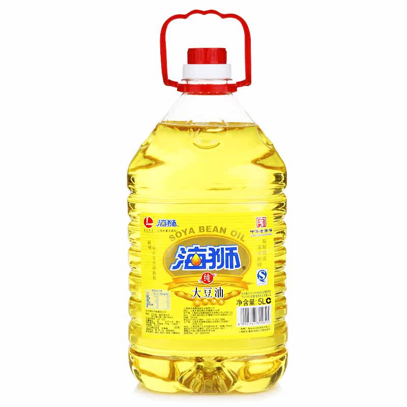 【天猫超市】海狮 一级大豆油5L 食用油 原粒饱满 转基因商品