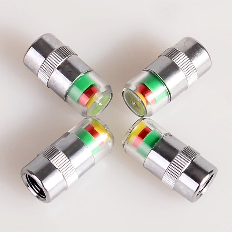 Car Tire Pressure Gauge Gauge Wireless Monitoring Detection Alarm Indicator System Visual Device Valve Gas Nozzle Cap