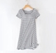 Váy ngủ ngắn tay cotton nữ mùa hè mỏng phần miễn phí mặc áo lót dịch vụ tại nhà phiên bản Hàn Quốc với áo ngực độn ngực đầm mặc nhà thoải mái Đêm đầm