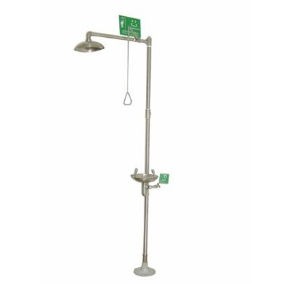 6610 factory inspection eyewash device double port eyewash device 304 stainless steel eyewash device * vertical shower eyewash device