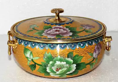 18cm cloisonne copper hot pot induction cooker single mini pot split induction cooker small hot pot