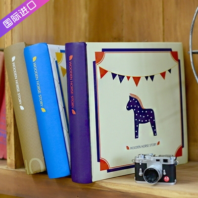 Korean simple small fresh six-inch photo book pony 6-inch baby interstitial production album diy commemorative book