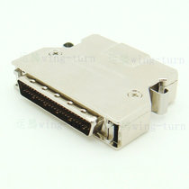 Yunteng MD50M-AL SCSI connector iron shell type HPDB50 core soldering wire male cable plug