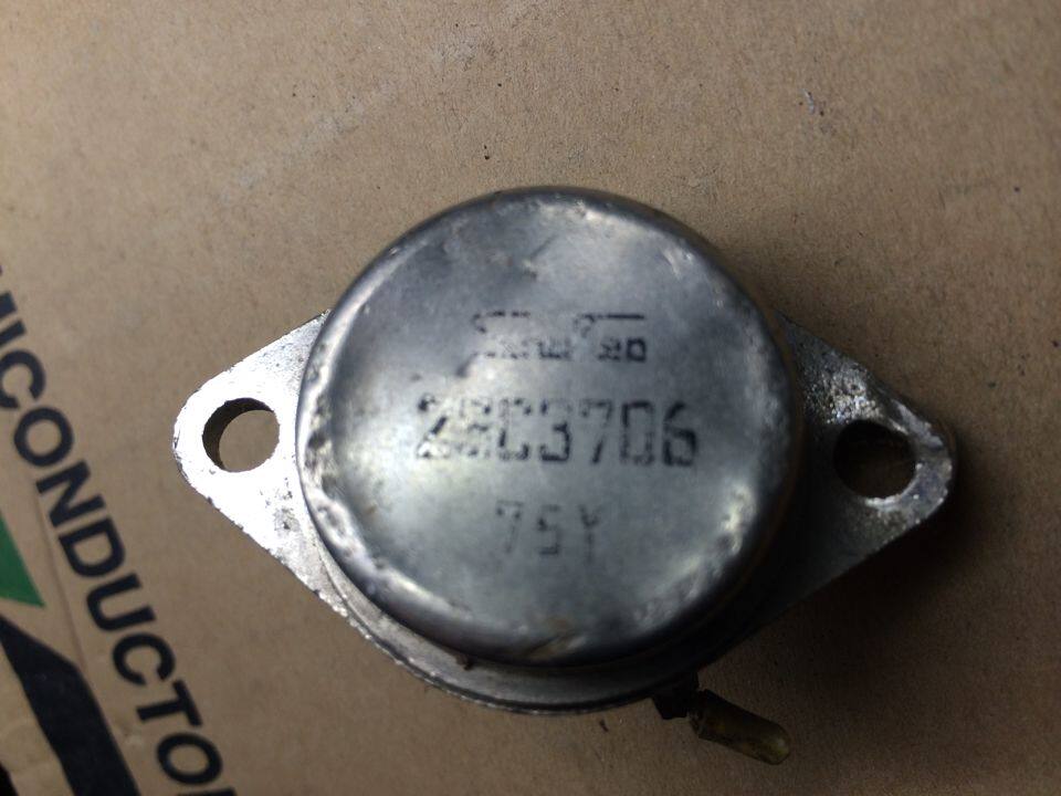 Spot original Sanken imported disassembly machine gold seal big iron cap high current 2SC3706 C3706 detection is normal