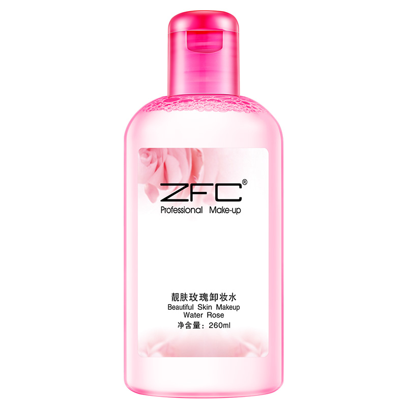 ZFC靓肤玫瑰卸妆水 深层清洁轻松卸妆液 补水保湿无残留无刺激