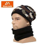 Miles Windproof ấm thể thao ngoài trời khăn trùm đầu trượt tuyết mùa đông lạnh cổ áo cổ áo nam và nữ chạy mũ