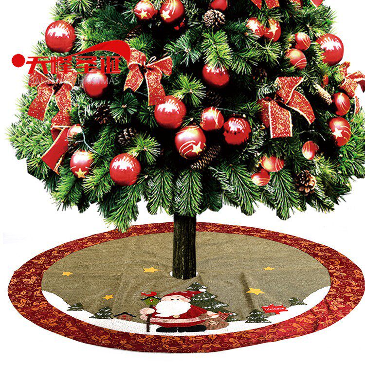 Christmas decoration supplies Christmas tree skirt Christmas tree fence fence Christmas decoration apron Christmas tree base
