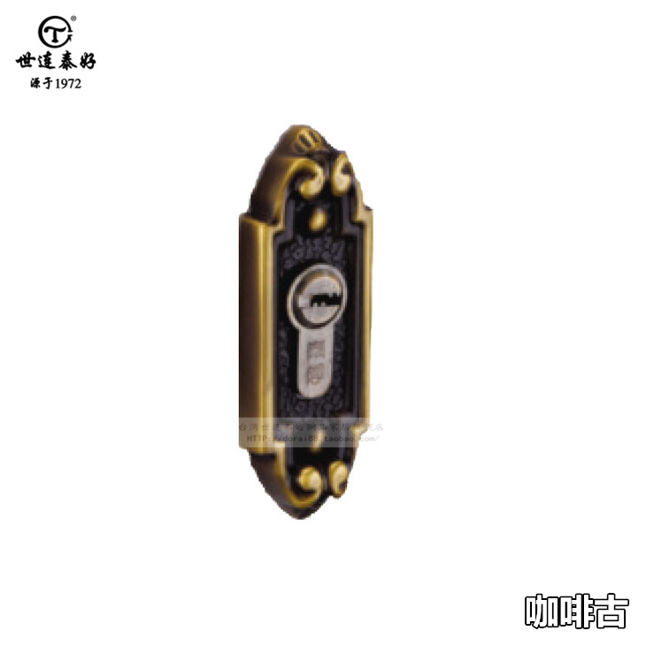 Shilingtai good copper lock Pure copper European channel lock Double - sided lock Auxiliary lock LD 888SF