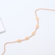 Hồi ức tươi van nhỏ vòng chân nữ mạ vàng 18k chân vàng chuỗi vòng chân bạn gái món quà chữ lắc chân bạc pnj Vòng chân