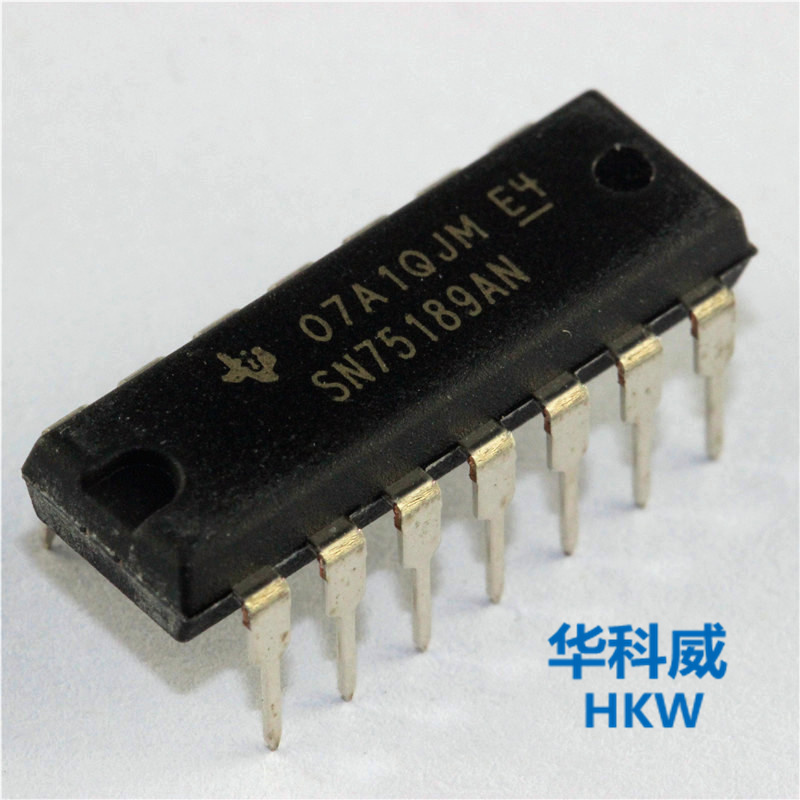 Four-way line driver chip SN75189AN SN75189 straight plugged in
