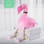 Dễ thương sáng tạo flamingo vải sang trọng đồ chơi trẻ em búp bê màu hồng sinh nhật con búp bê lễ sinh học cô gái gấu bông ôm ngủ