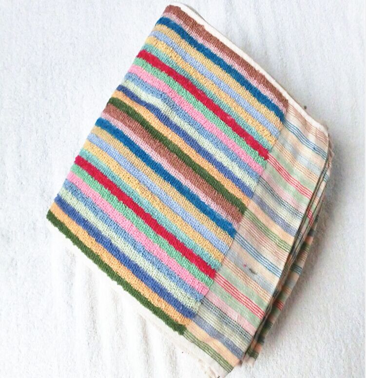 Cotton Striped Small Towel for Canteens, Restaurants, and Home Use, Absorbent and Stain-Resistant Kitchen Towel, Scouring Pad, Table Cloth, Hand Towel Cotton Striped Small Towel for Canteens, Restaurants, and Home Use, Absorbent and Stain-Resistant Kitchen Towel, Scouring Pad, Table Cloth, Hand Towel