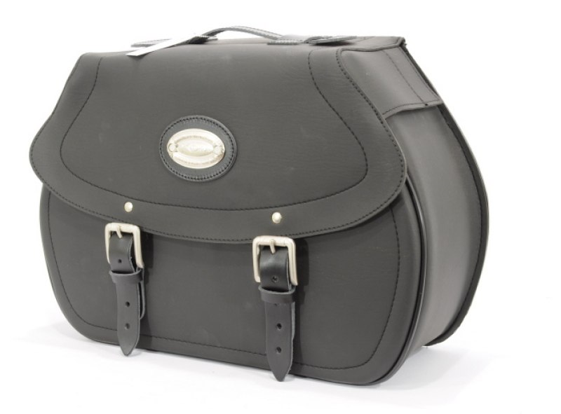 Belgium Longride Vintage Side Bag Kawasaki Vulcan 650 Harley Honda Suzuki Triumph Universal