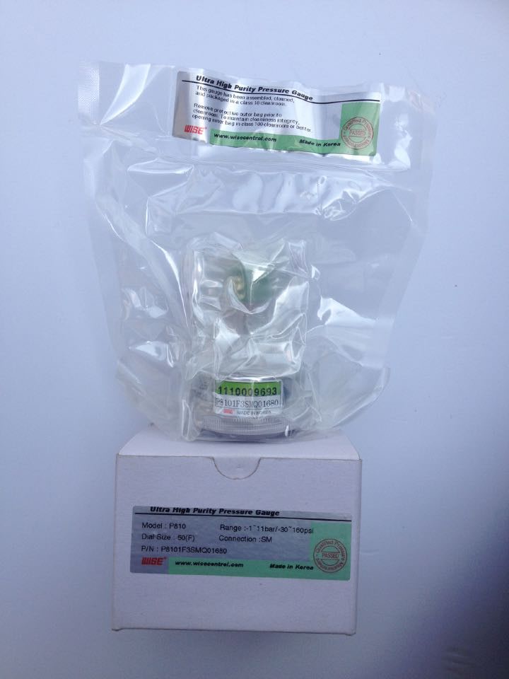 WISE Ultra-high Cleaning upright pressure gauge -30~160pai P8101F3SMQ01680