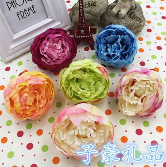 Simulation Mudan flowers South Korea with a fine peony DIY chest floral head decoration hat Home Residence Decoration With Flowers 8cm