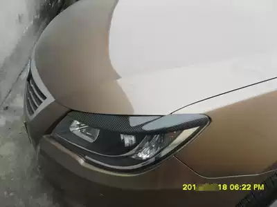 BYD G6 eyebrow BYD G6 car modified eyebrow G6 headlight carbon fiber eyebrow