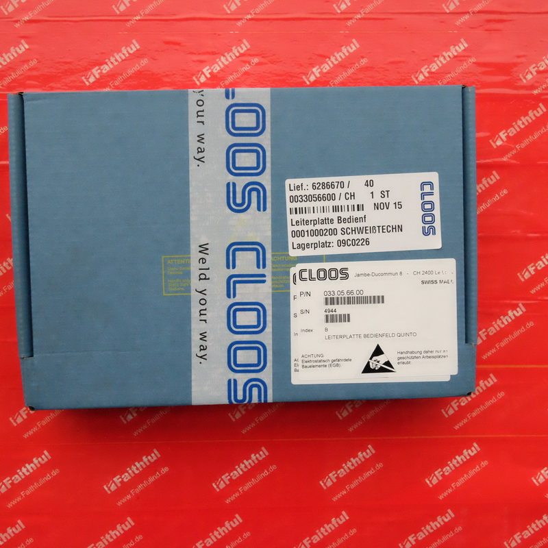 Cloos 033 05 66 00 Cloos Brand new welder circuit board 033056600 0033056600