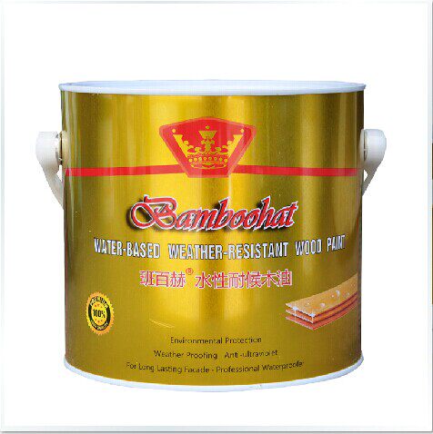 Banbahwema Water Paint Environmentally friendly tasteless wood paint Wood paint Anti - corrosion and weathering wood wax oil 2 5L