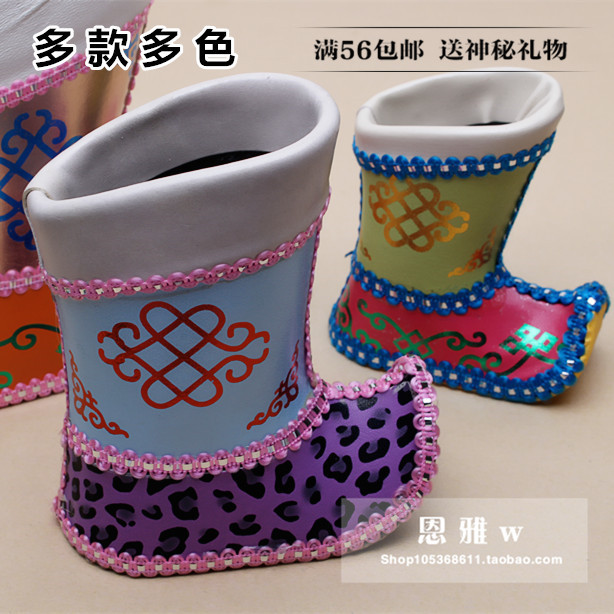 Special price Mongolia boots pen holder Ethnic handiwork Xinjiang Tourism Commemorate special gift with teacher's classmate Jiacan-Taobao