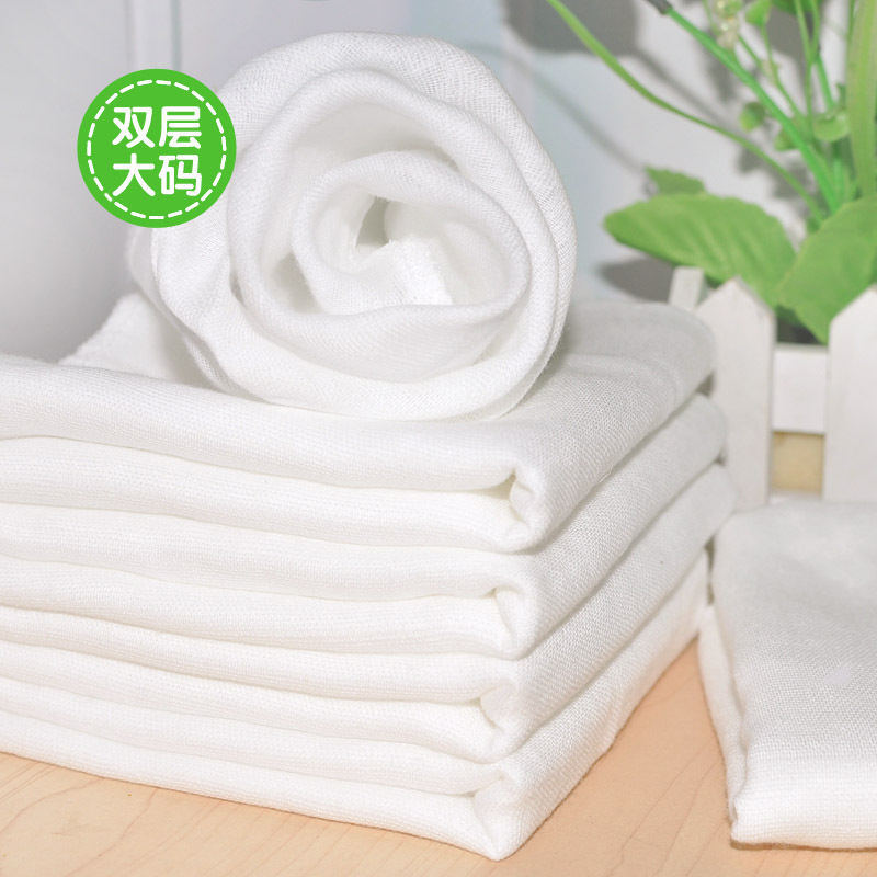 安琪娃精装大码双层纱布尿布50*45CM宝宝隔尿用品