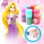 Disney Nail Ba Lan Công chúa hòa tan trong nước Màu ngón tay Cô gái Đồ chơi Nhà trẻ em Mỹ phẩm Quà tặng sinh nhật Chính hãng trứng đồ chơi