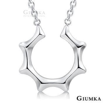 【GIUMKA】银色太阳项炼 锁骨炼 德国精钢 韩国台湾官网直邮进口
