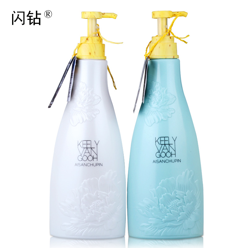 正品优尚闪钻水润淘米水洗护套装洗发水护发素还原酸护理