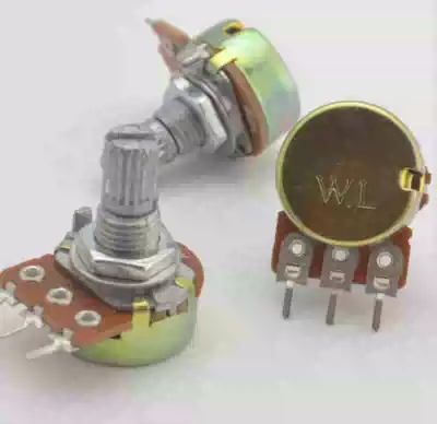 WH148 single potentiometer B10K short handle 3 legs long 15mm 10K adjustable resistance