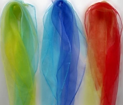 Olff instrument transparent small yarn towel scarlet nursery dance performance with props