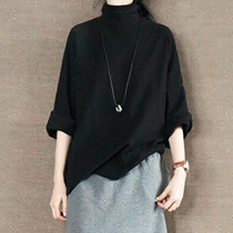 LRCP) slow light) black turtleneck knitwear classic recommended