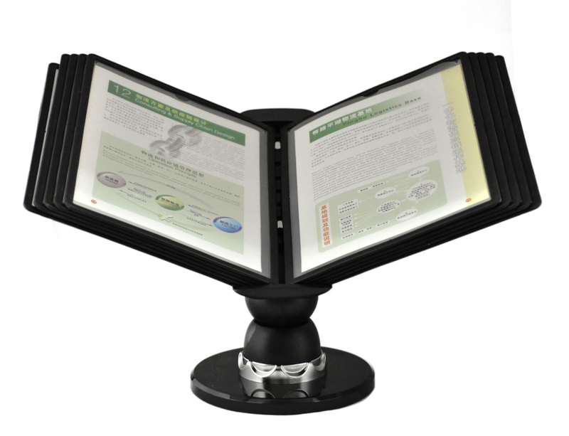 Page Turning File Rack A4 File Display Rack Loose-Leaf Hanging File Rack Multi-Page Display Rack Multi-Page Menu Thin