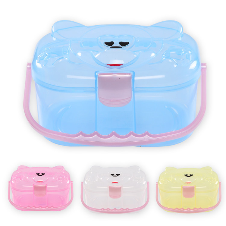 KaSi美甲卡通型小号工具箱 放贴钻石装饰品 指甲油胶修甲收纳盒