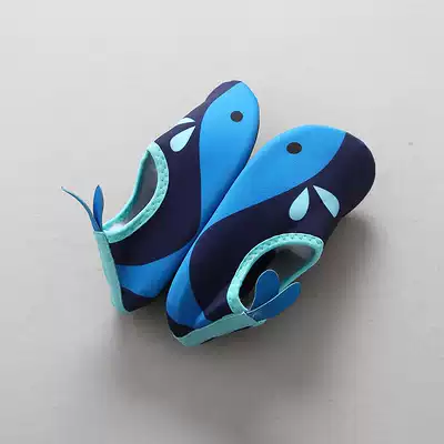 New children's outdoor safety beach shoes Lightweight swimming shoes Non-slip diving snorkeling heels Skin-skin soft shoes River tracing shoes