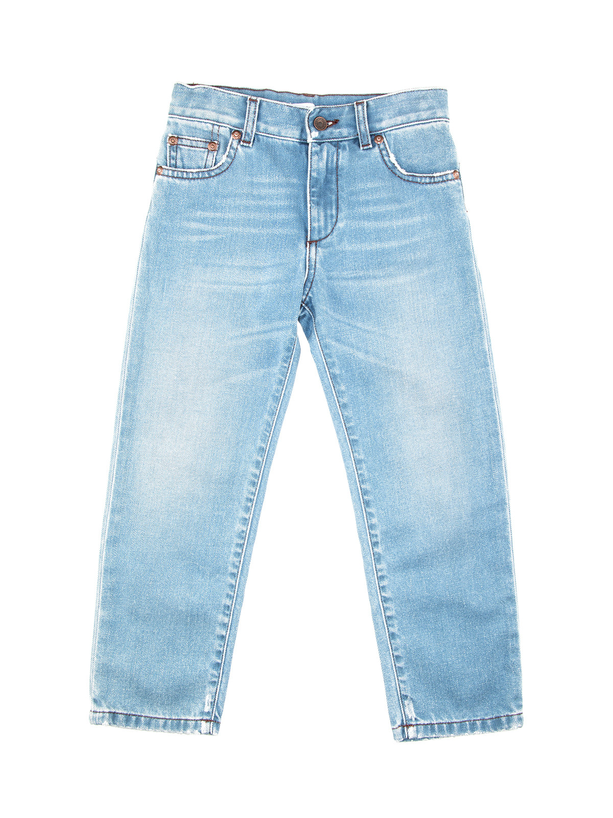 Dolce&Gabbana 天蓝色全棉小童牛仔裤