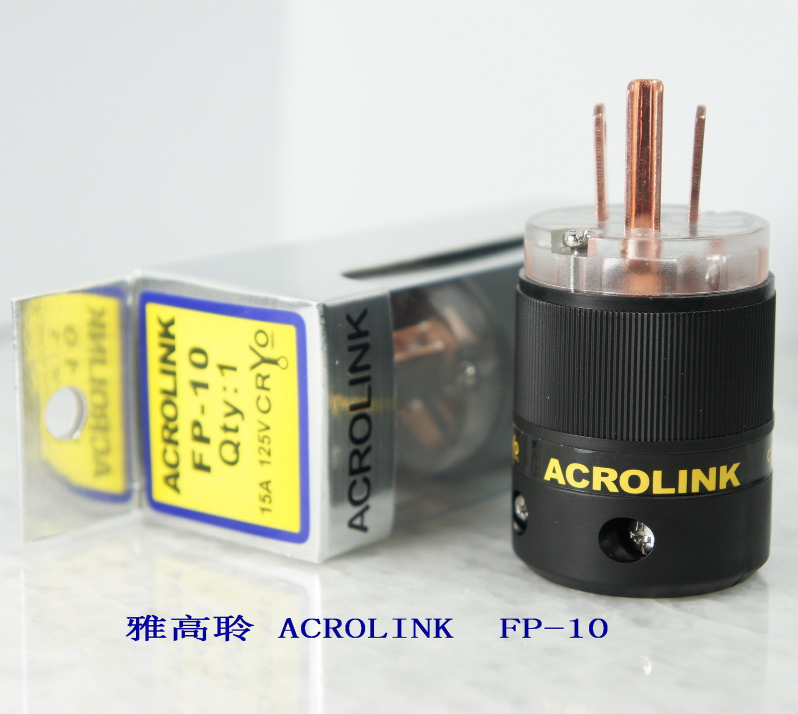 Japan Jagaline Acrolink FP-10 FC-10 frozen pure red copper American American Fever Power Plug