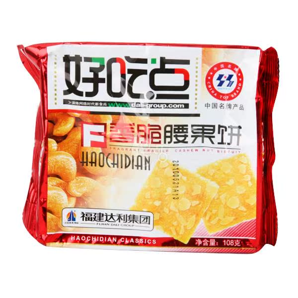 好吃点 香脆腰果饼干108g/袋