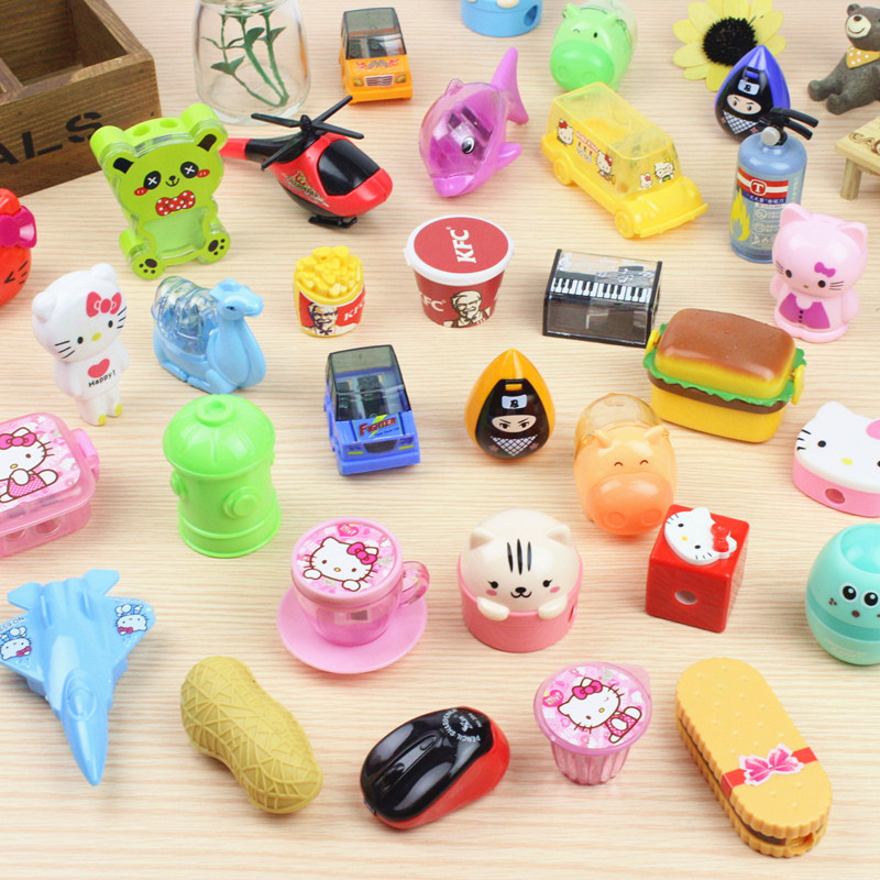 Full 19 9 yuan Korean stationery cute Korean creative variety of cartoon pencil sharpener pencil sharpener pencil sharpener