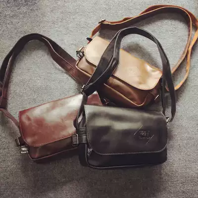 New boys Small Satchel outdoor trend shoulder bag shopping mobile phone bag tide men Mini small bag men Street